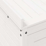 Potting Table with Shelves White 82.5x50x86.5 cm Solid Wood Pine