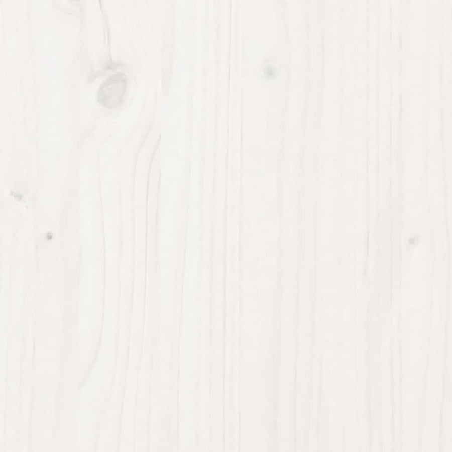 Potting Table with Shelves White 82.5x50x86.5 cm Solid Wood Pine