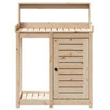 Potting Table with Shelves 82.5x50x109.5 cm Solid Wood Pine - 45-Degree Angle