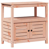 Potting Table with Shelves 82.5x45x81 cm Solid Wood Douglas - Front View