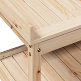 Potting Table with Shelves 82.5x45x86.5 cm Solid Wood Pine - Low Angle