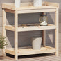 Potting Table with Shelves 82.5x45x86.5 cm Solid Wood Pine