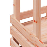 Outdoor Bar Table with Roof 112.5x57x195.5 cm Solid Wood - Close-Up Angle