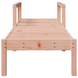 Sun Lounger 199.5x62x55 cm Solid Wood Douglas