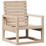 Garden Chair 57.5x63x76 cm Solid Wood Pine - Front View