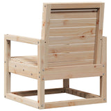 Garden Chair 57.5x63x76 cm Solid Wood Pine - Rear View