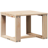 3 Piece Garden Lounge Set Solid Wood Pine - Low Angle