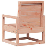 3 Piece Garden Lounge Set Solid Wood Douglas - Rear View