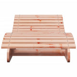 Sun Lounger 205x60x31.5 cm Solid Wood Douglas - Top-Down View
