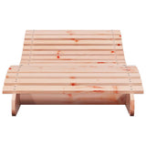 Sun Lounger 205x70x31.5 cm Solid Wood Douglas - Top-Down View
