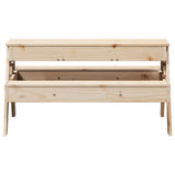 Picnic Table with Sandpit for Kids Solid Wood Pine - 45-Degree Angle