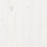 Sandpit with Cover White 111x111x19.5 cm Solid Wood Pine