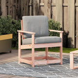 Garden Chair 62x56x77 cm Solid Wood Douglas - Side View