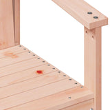 3 Piece Garden Lounge Set Solid Wood Douglas - Low Angle