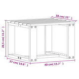 3 Piece Garden Lounge Set Solid Wood Douglas - Extra Image