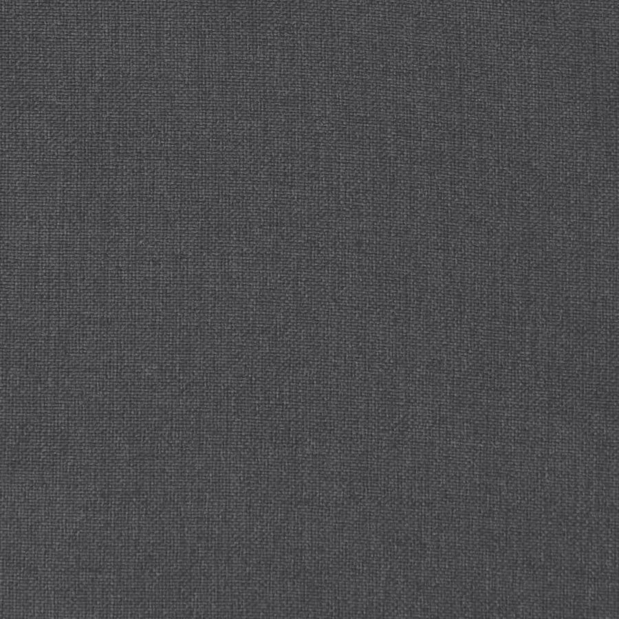 Lowback Chair Cushions 2 pcs Melange Anthracite 100x50x7 cm
