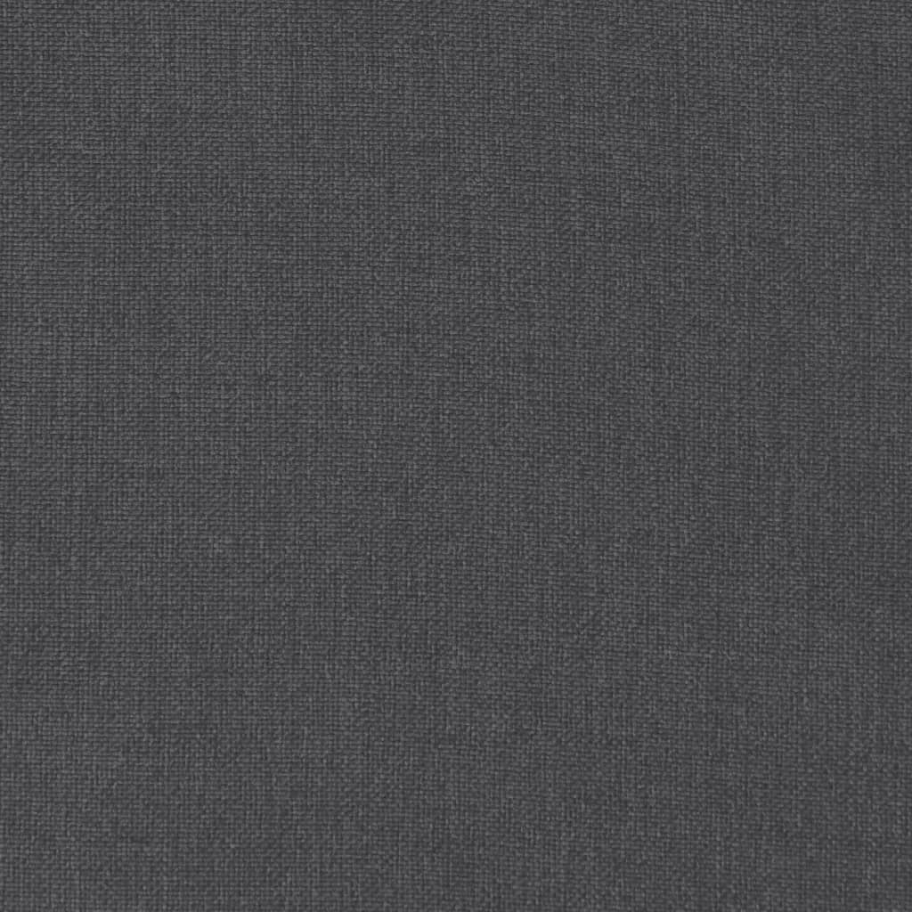 Lowback Chair Cushions 4 pcs Melange Anthracite 100x50x7 cm Fabric