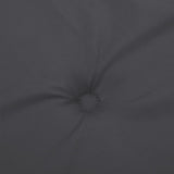 Highback Chair Cushions 4 pcs Melange Anthracite 120x50x4 cm Fabric