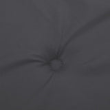 Highback Chair Cushions 4 pcs Melange Anthracite 120x50x4 cm Fabric - Low Angle