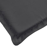 Highback Chair Cushions 4 pcs Melange Anthracite 120x50x4 cm Fabric - Extra Image