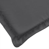 Lowback Chair Cushions 6 pcs Melange Anthracite 100x50x4 cm Fabric - Extra Image
