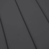 Sun Lounger Cushion Melange Anthracite 186x58x4 cm Fabric - Low Angle
