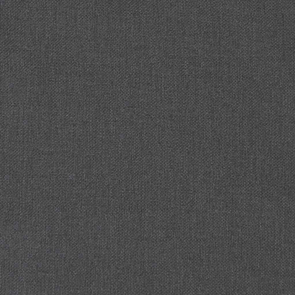 Sun Lounger Cushion Melange Anthracite 186x58x4 cm Fabric