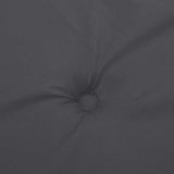 Deck Chair Cushion Melange Anthracite (75+105)x50x4 cm Fabric