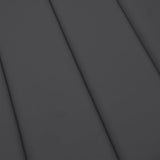Sun Lounger Cushion Melange Anthracite 200x70x4 cm Fabric - Close-Up Angle