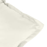 Garden Bench Cushions 2 pcs Melange Cream 100x50x7 cm Fabric