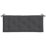 Garden Bench Cushions 2pcs Melange Anthracite 120x50x7cm Fabric