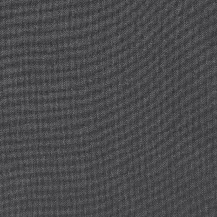 Garden Bench Cushions 2pcs Melange Anthracite 120x50x7cm Fabric