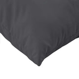 Pallet Cushions 2 pcs Melange Anthracite Fabric - Close-Up Angle