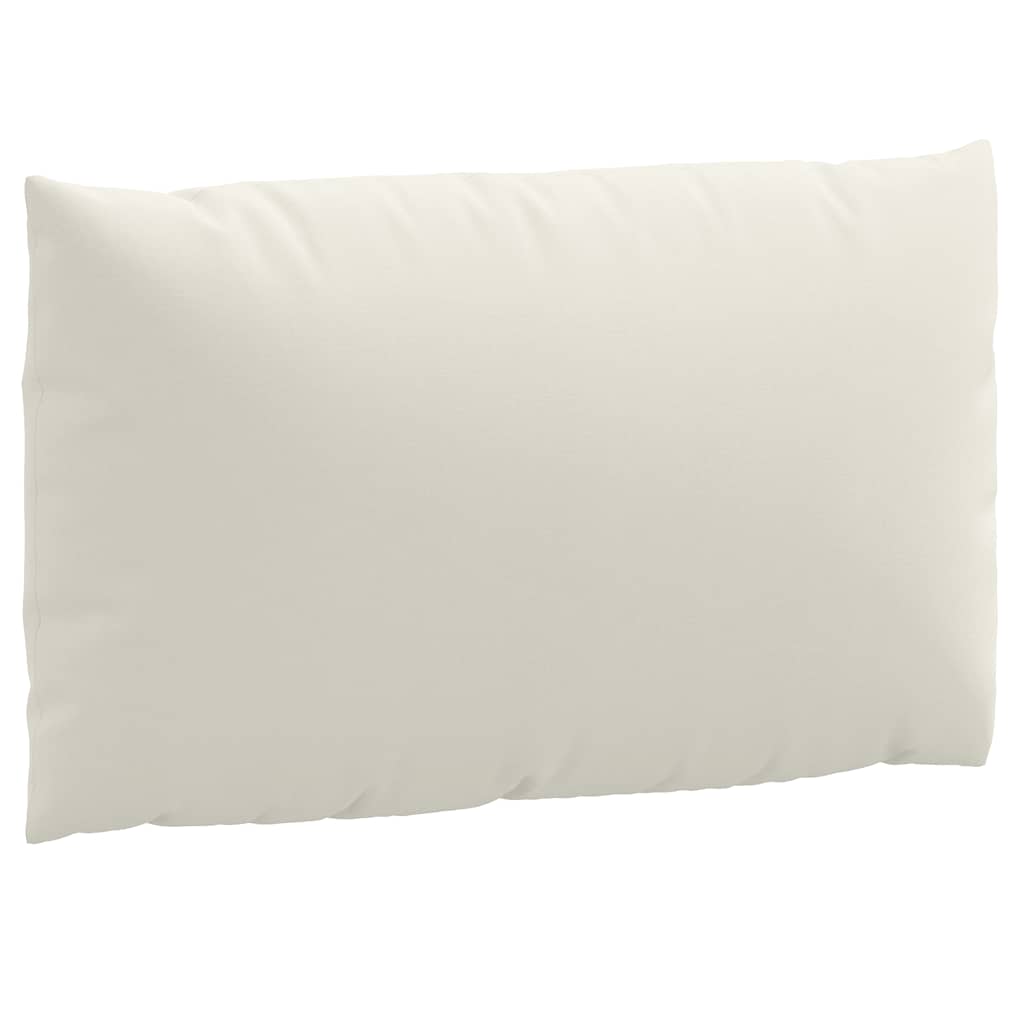 Pallet Cushions 2 pcs Melange Cream Fabric