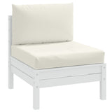 Pallet Cushions 2 pcs Melange Cream Fabric
