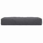 Pallet Cushion Melange Anthracite 60x60x9.5 cm Fabric