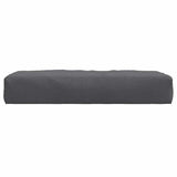Pallet Cushion Melange Anthracite 60x60x9.5 cm Fabric - Top-Down View