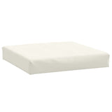 Pallet Cushion Melange Cream 60x60x9.5 cm Fabric - Front View