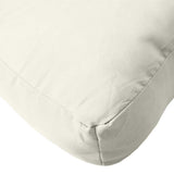 Pallet Cushion Melange Cream 60x60x9.5 cm Fabric - 45-Degree Angle