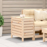 Garden Footstool 62x31.5x52 cm Solid Wood Pine - Side View