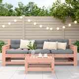 Garden Footstool 62x30x32 cm Solid Wood Douglas - Side View