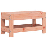 Garden Footstool 62x30x32 cm Solid Wood Douglas - Rear View