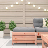 Garden Footstool 62x63.5x32 cm Solid Wood Douglas - Side View