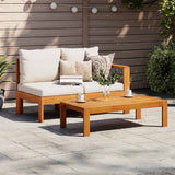 Garden Table 100x50x27 cm Solid Wood Acacia