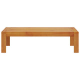 Garden Table 100x50x27 cm Solid Wood Acacia - Top-Down View