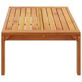 Garden Table 100x50x27 cm Solid Wood Acacia - 45-Degree Angle