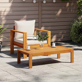 Garden Chair with Cushions Solid Wood Acacia - Side View