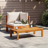 Garden Sofa Corner with Cushions Solid Wood Acacia - Side View