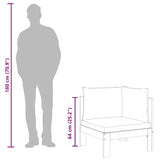 Garden Sofa Corner with Cushions Solid Wood Acacia - Extra Image