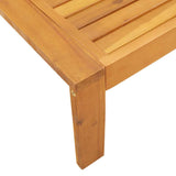 2 Piece Garden Sofa Set with Cushions Solid Wood Acacia - Close-Up Angle